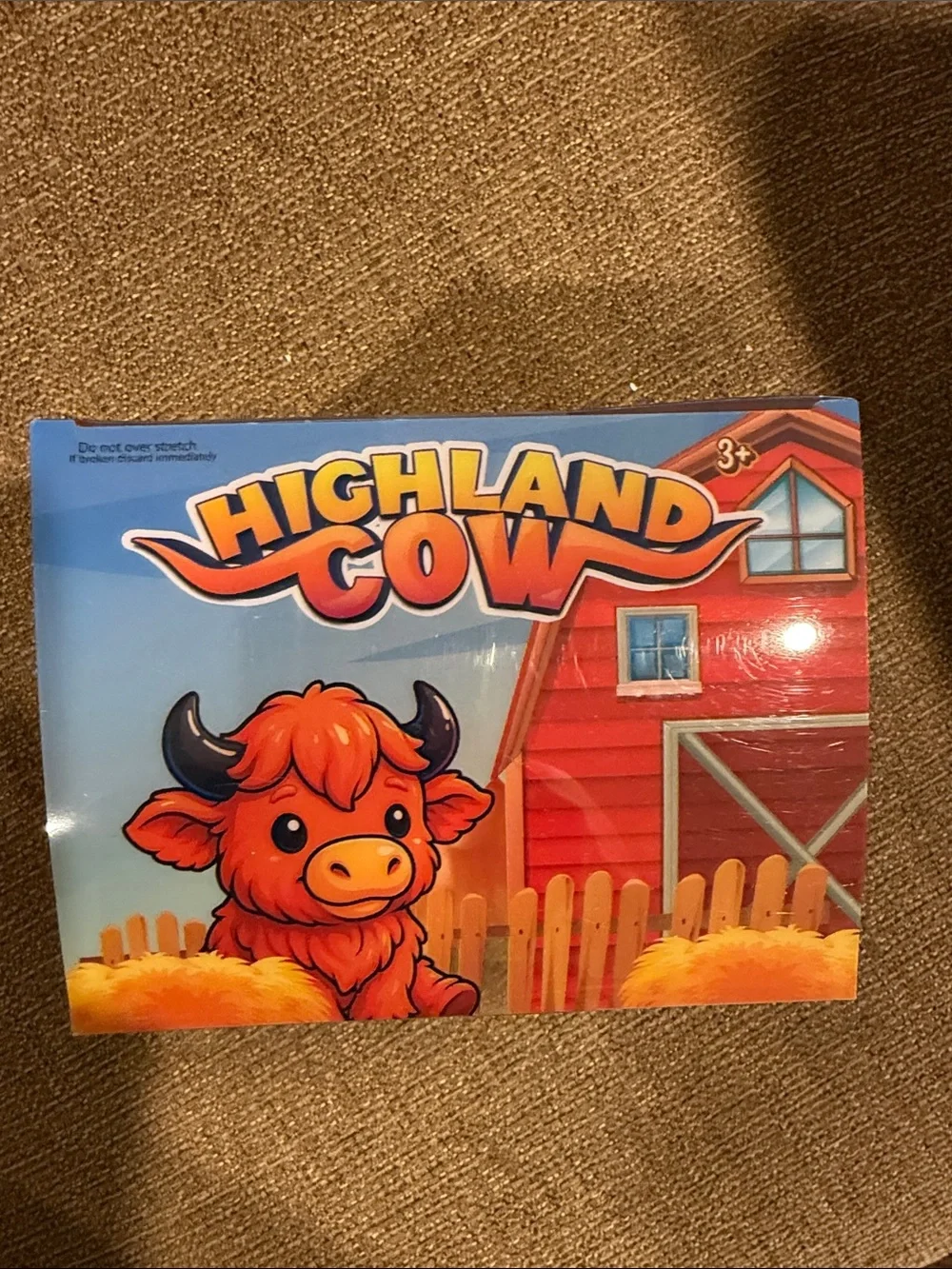 Highland Cow Squishy Toy